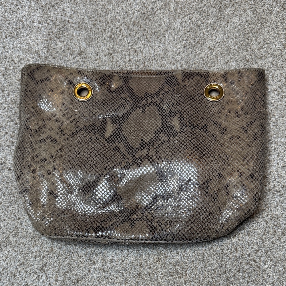 Michael Kors | Jet Set Python Snakeskin Print Lea… - image 12